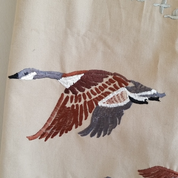 VTG Women’s Sporting Life Skirt Maxi Embroidered Geese Cattails Size Medium - Picture 10 of 12